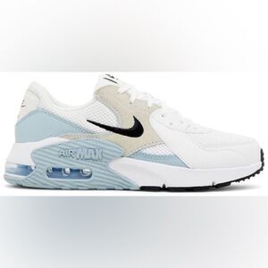 Nike Air Max Excee Women’s streetwear sneakers white/ocean bliss/black, size 7